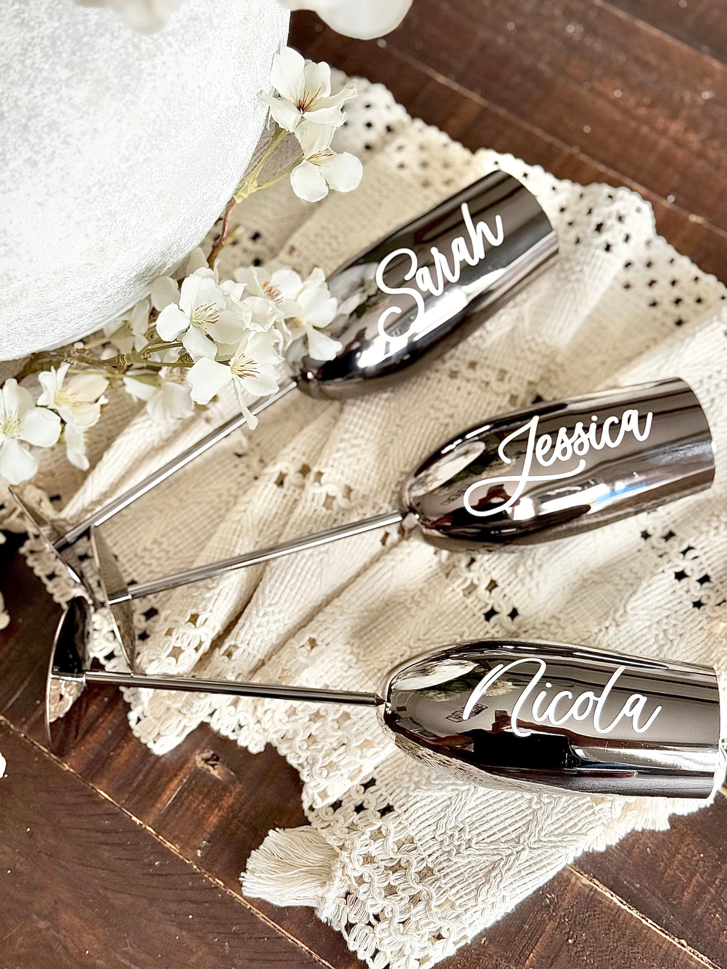 Stainless Steel Personalised Flutes
