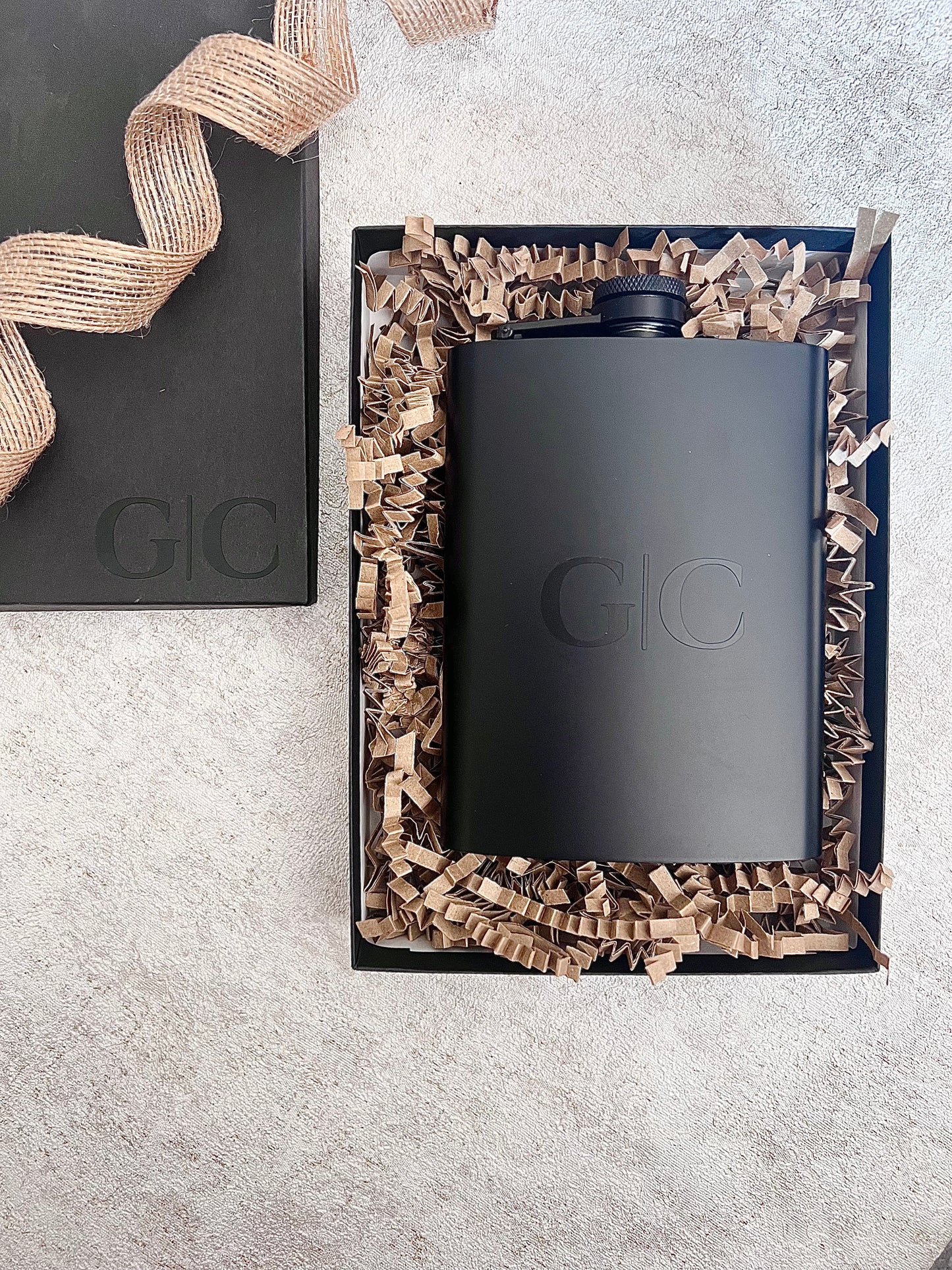 Matte Groomsmen Hip Flask