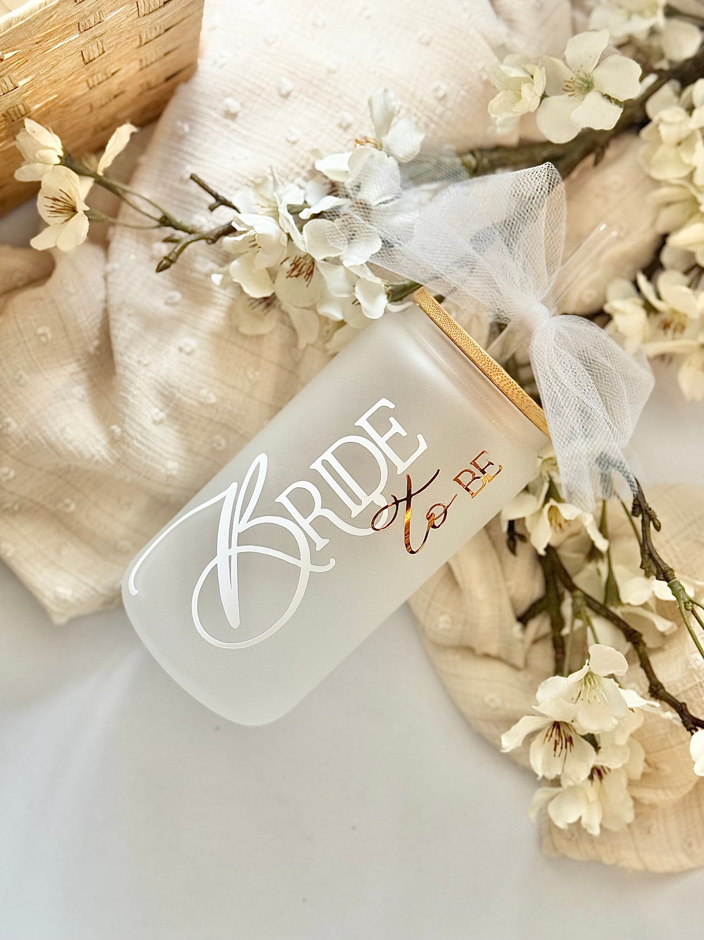 Bride to be - Glass Tumbler