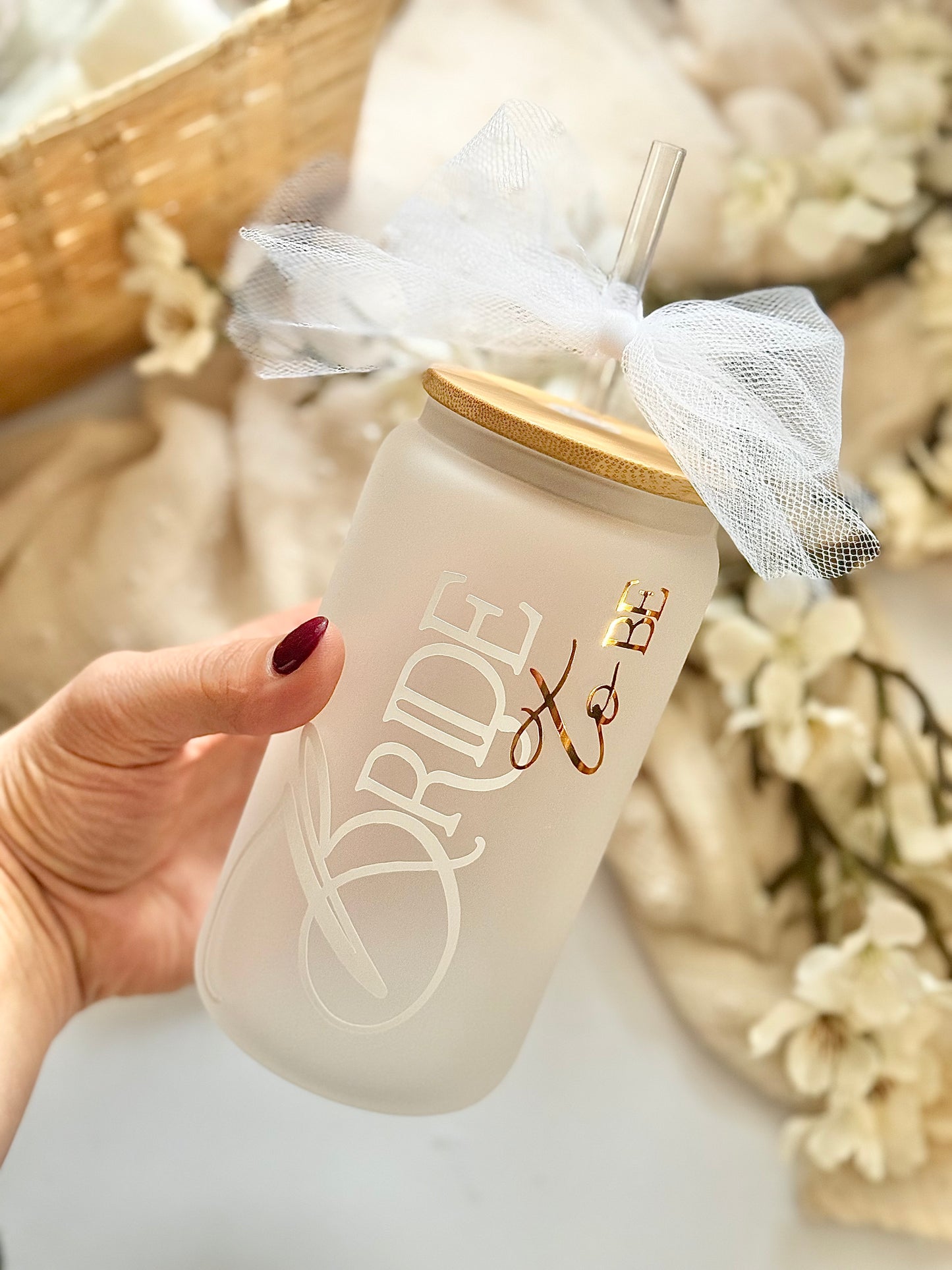 Bride to be - Glass Tumbler