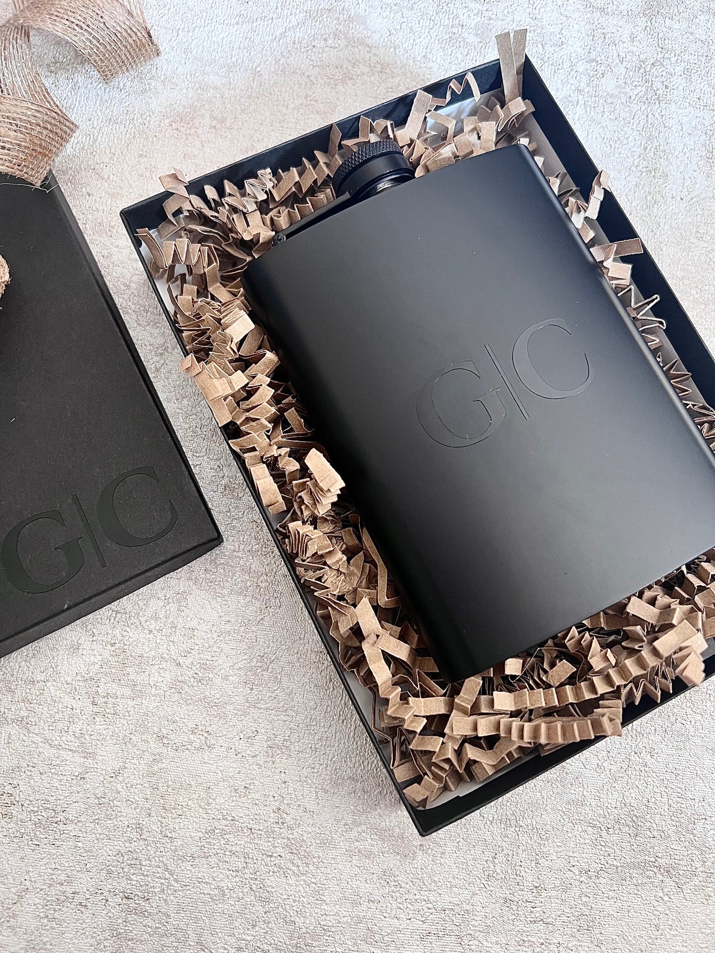 Matte Groomsmen Hip Flask