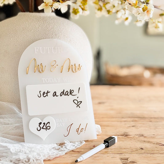 Wedding Milestone Board