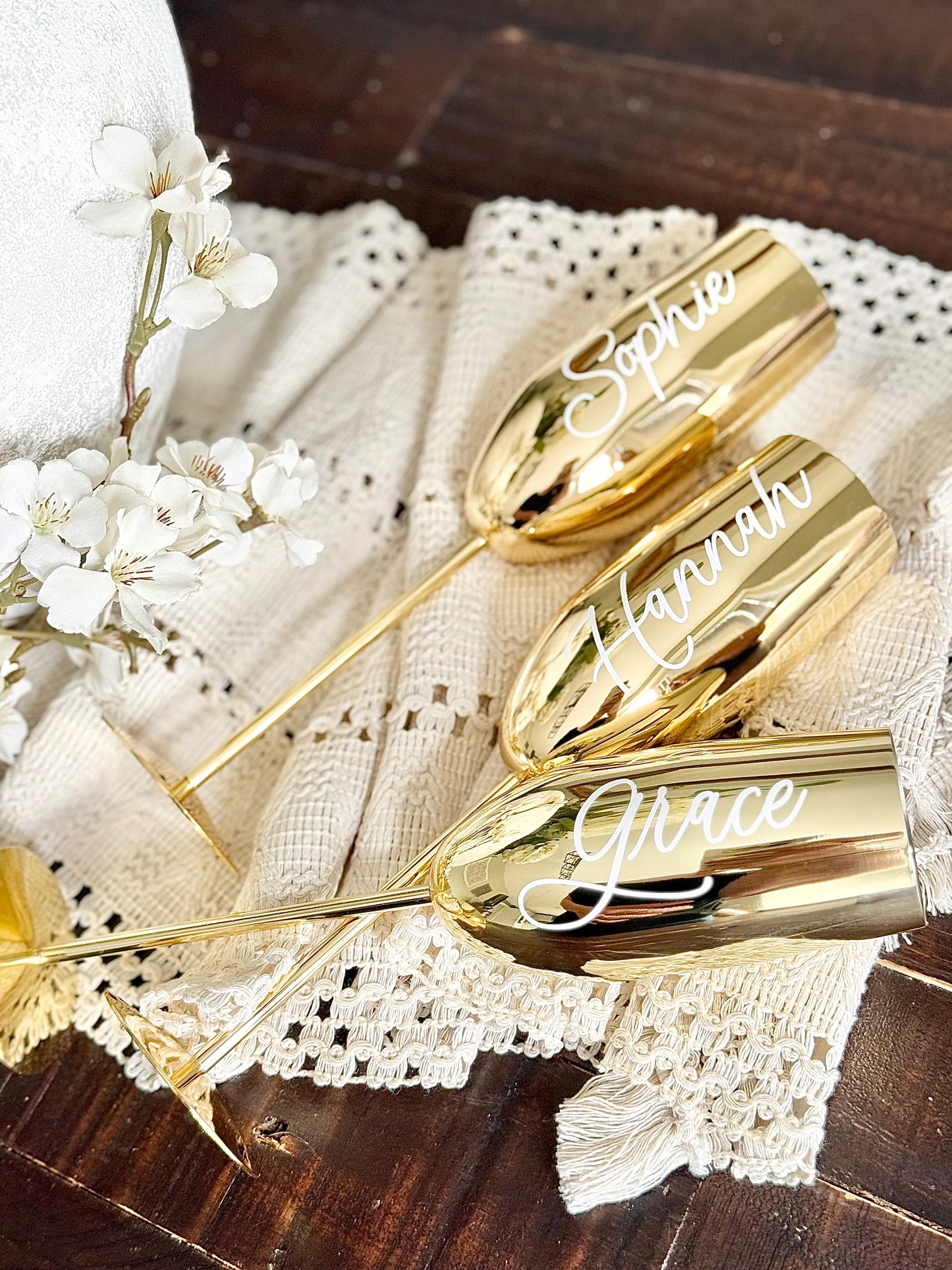 Stainless Steel Personalised Flutes