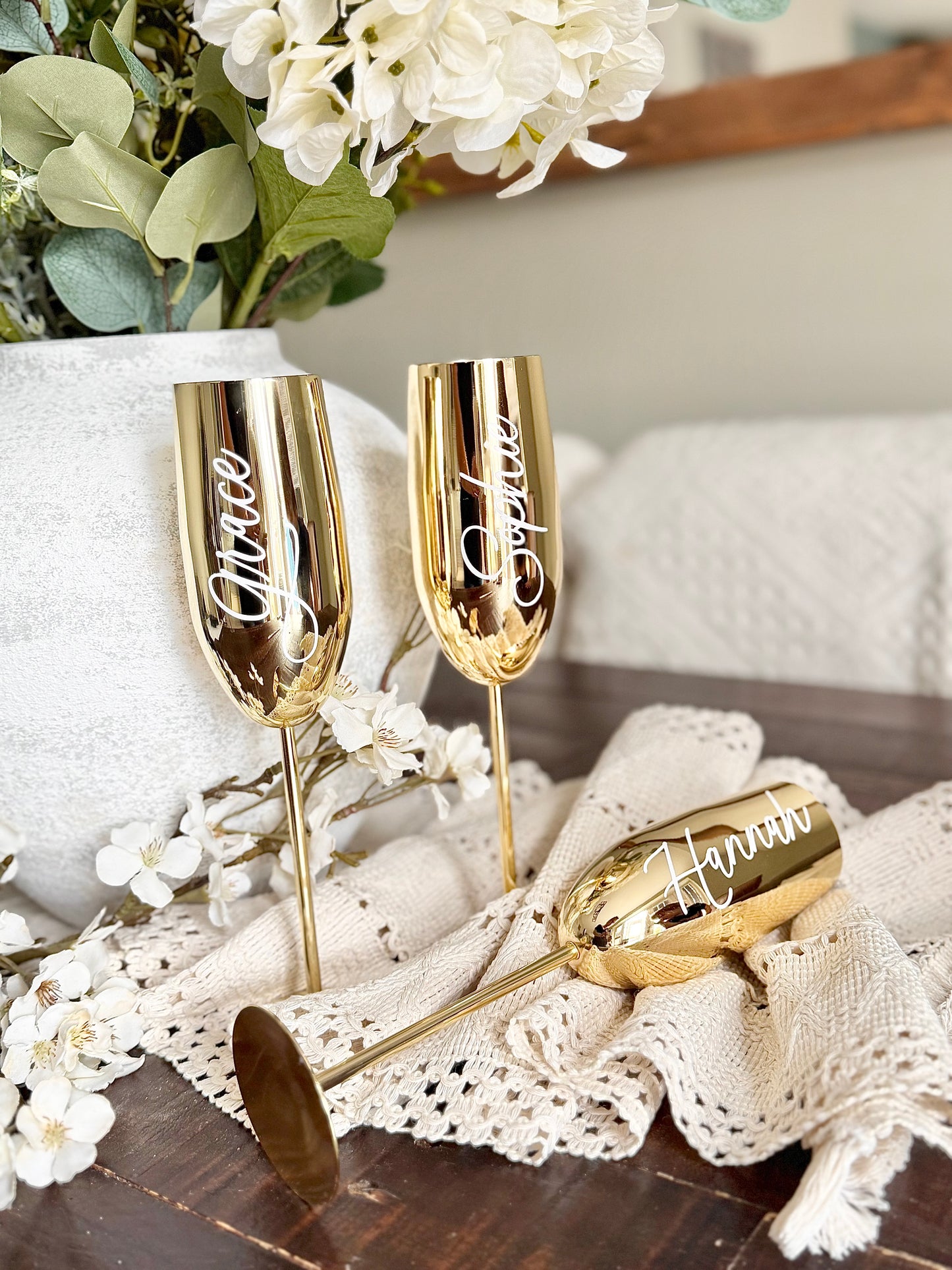 Stainless Steel Personalised Flutes