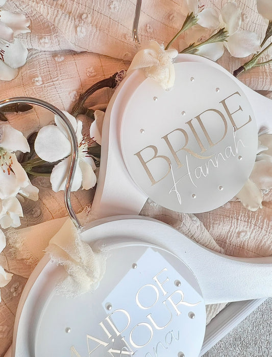 Glossy Pearl Hanger Tags