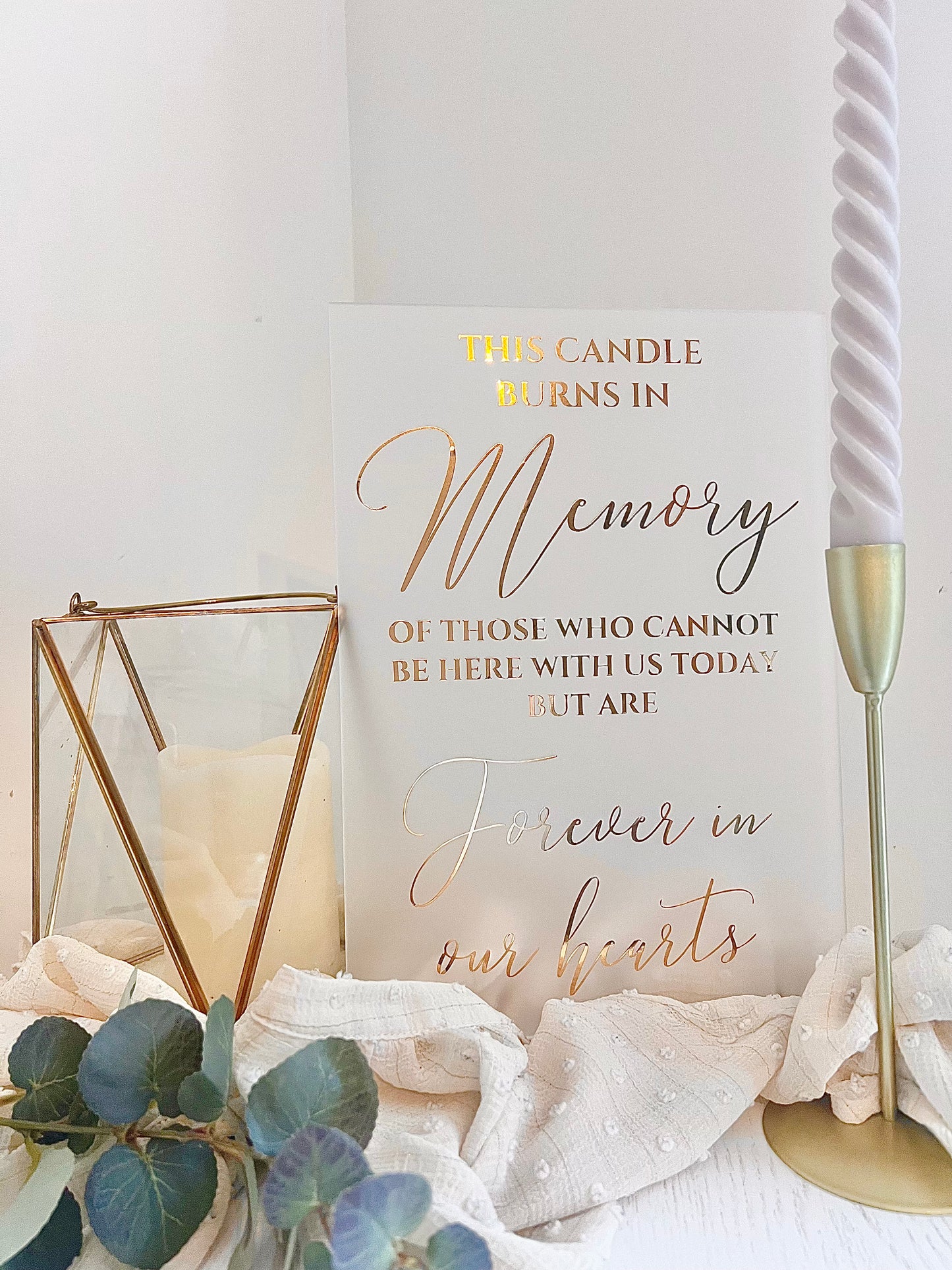 Wedding Memorial Sign