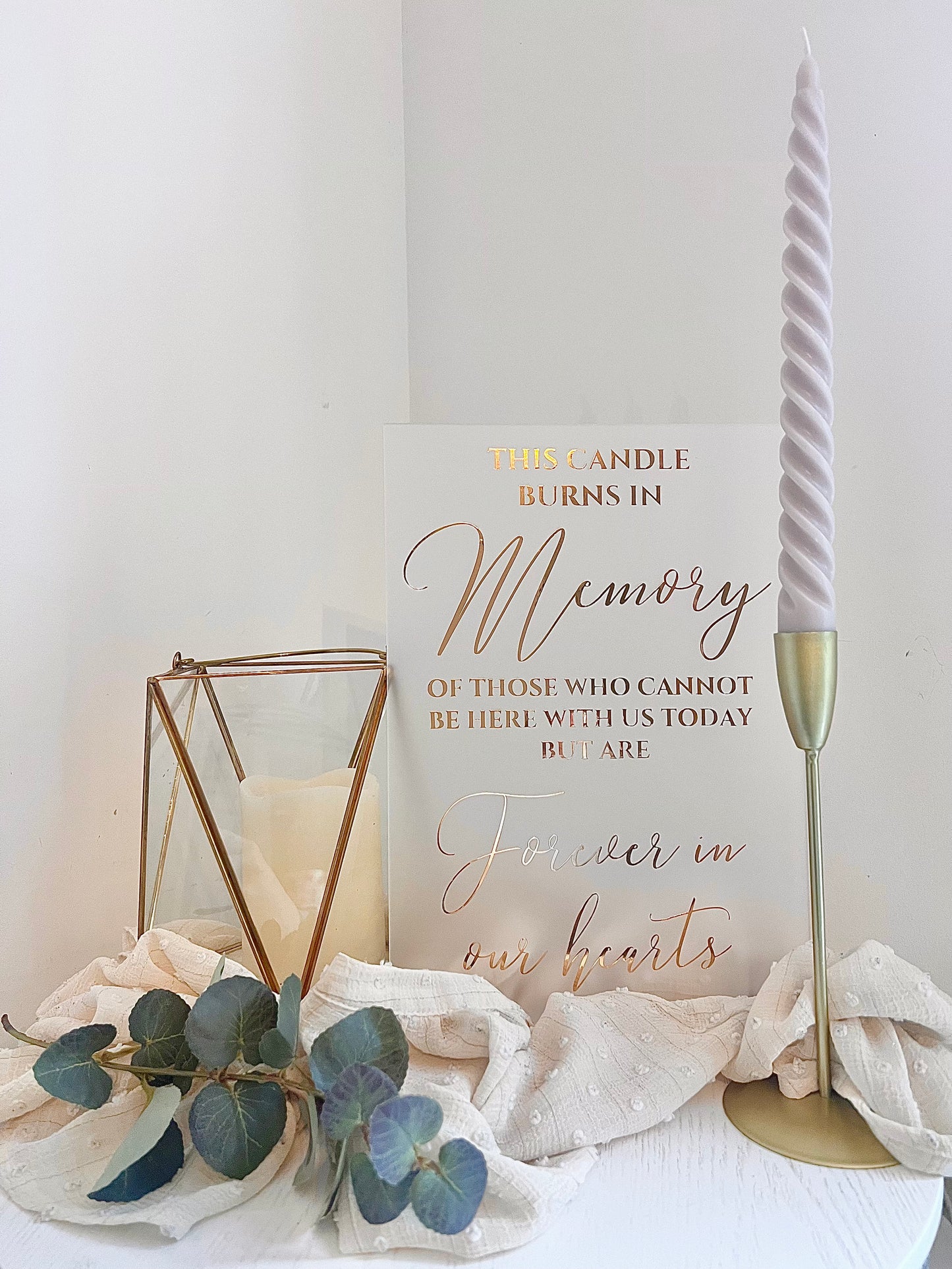 Wedding Memorial Sign