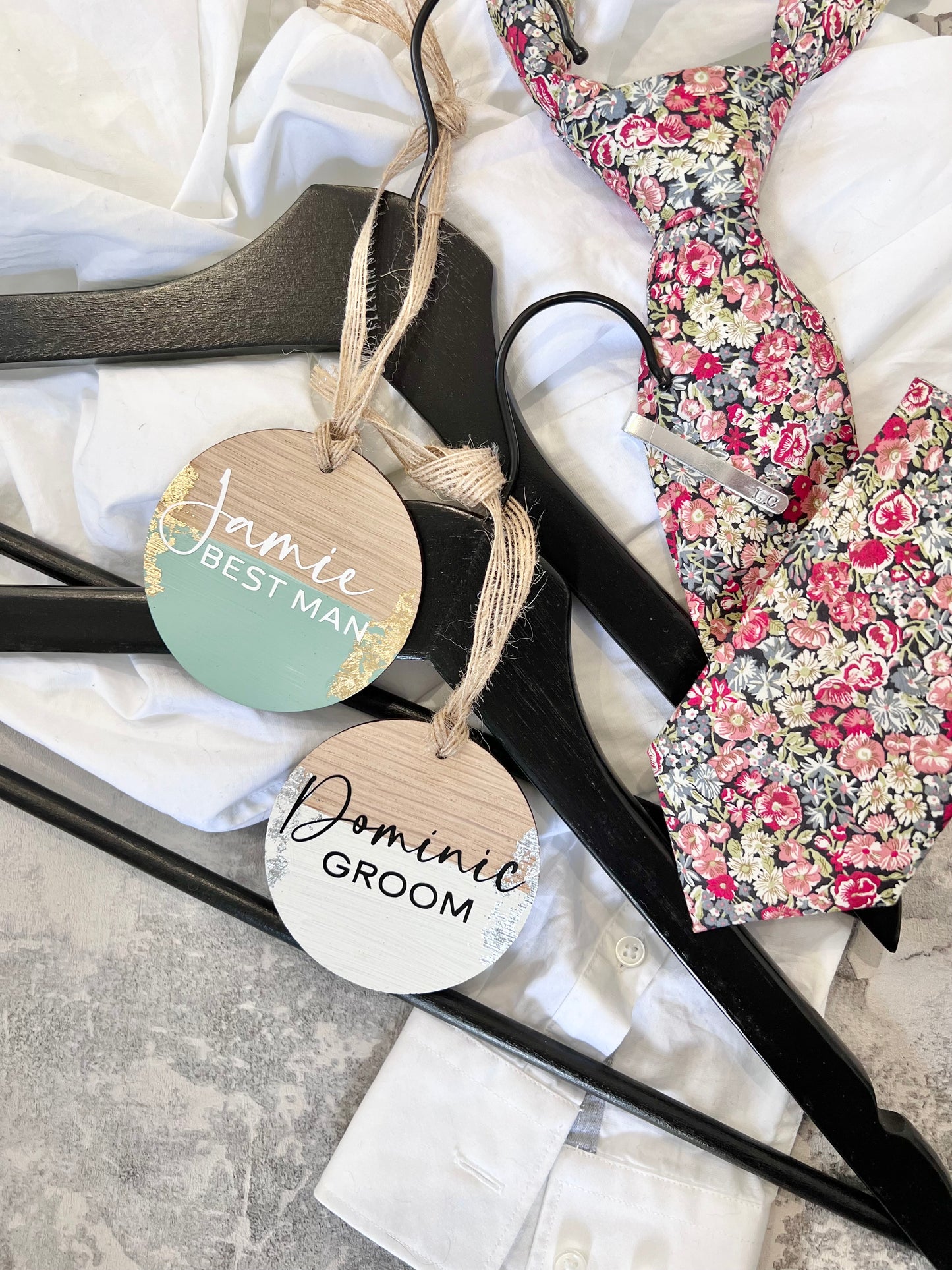 Groomsmen Hanger Tags