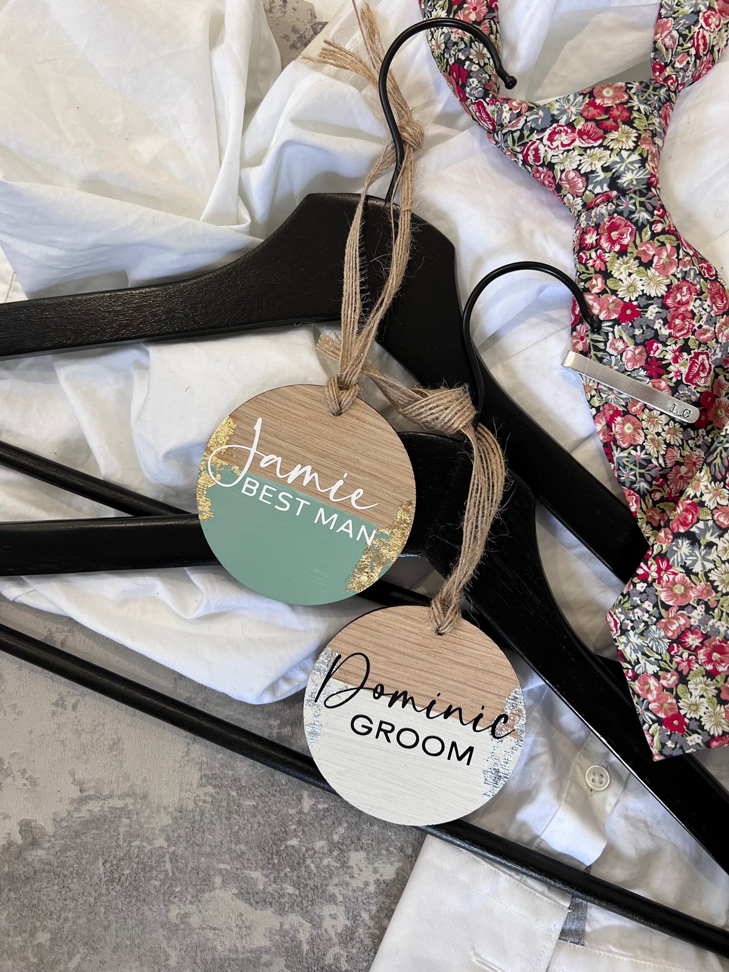 Groomsmen Hanger Tags