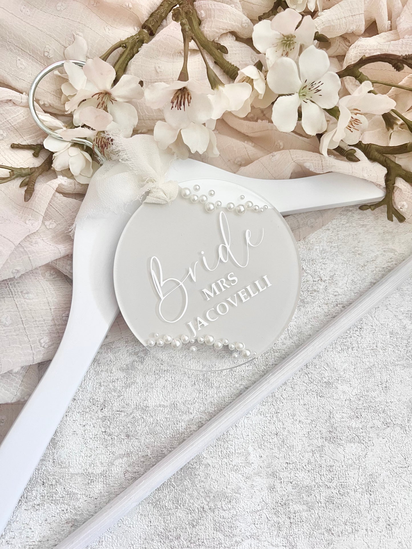 Painted Pearl Hanger Tag