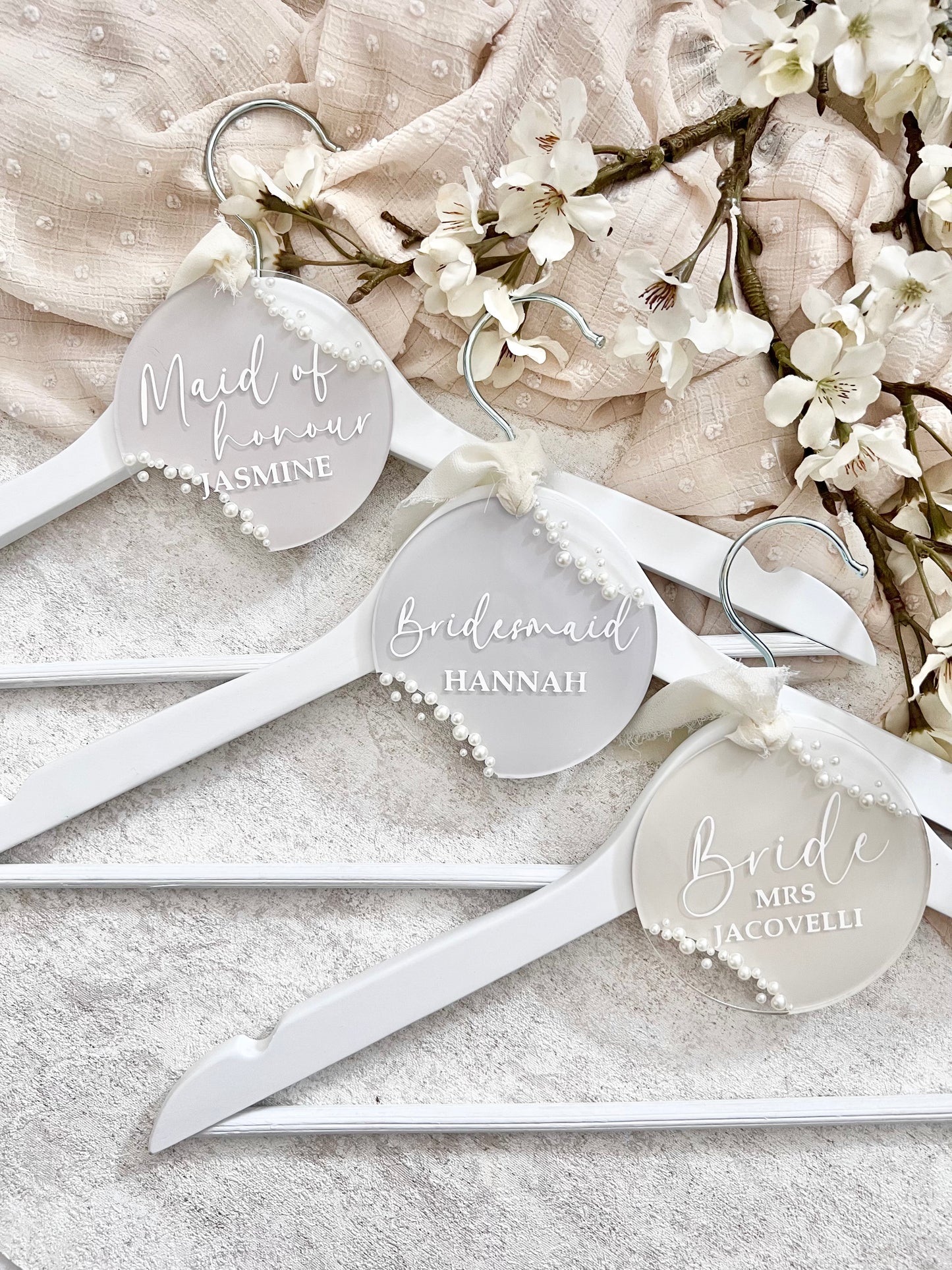 Painted Pearl Hanger Tag