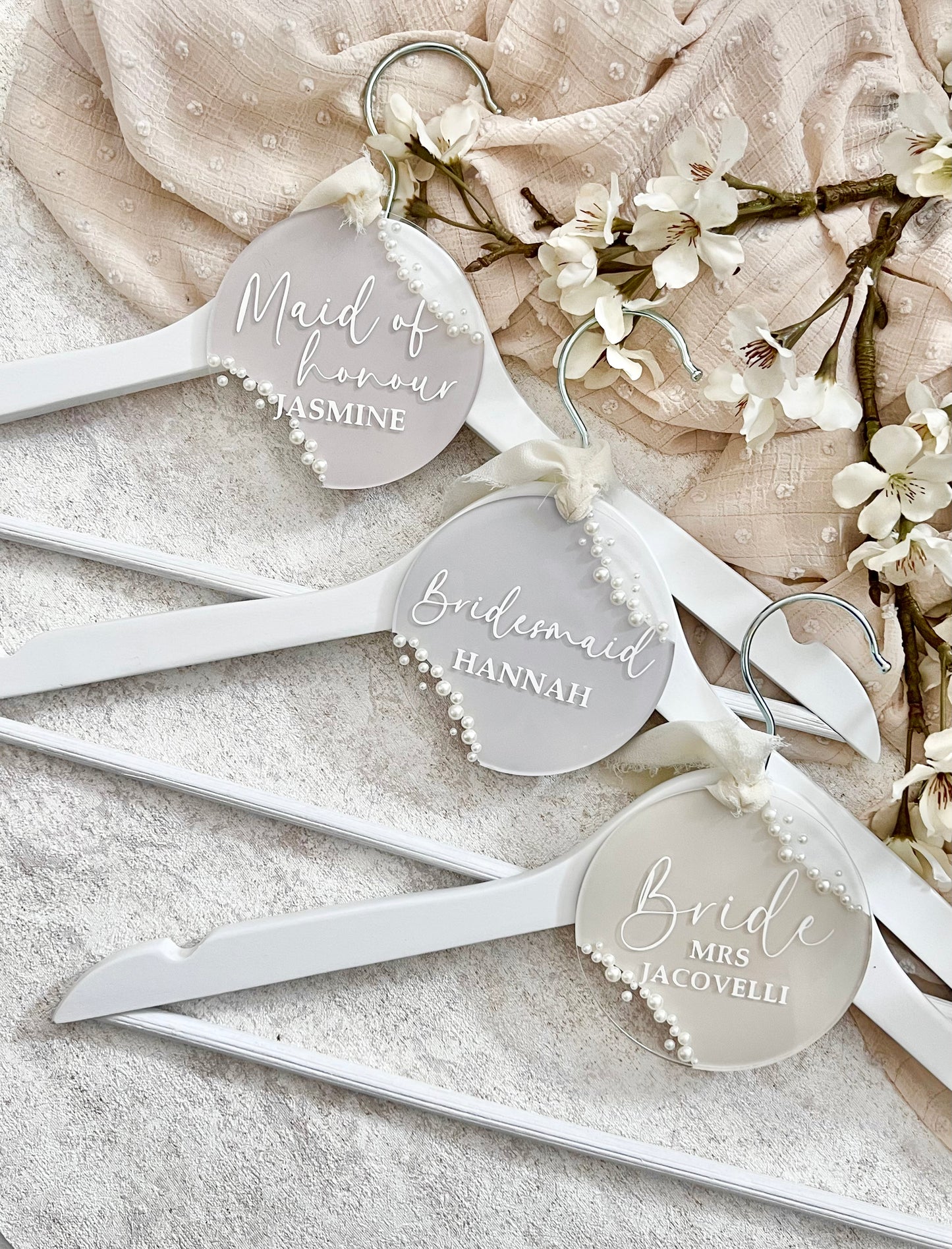 Painted Pearl Hanger Tag