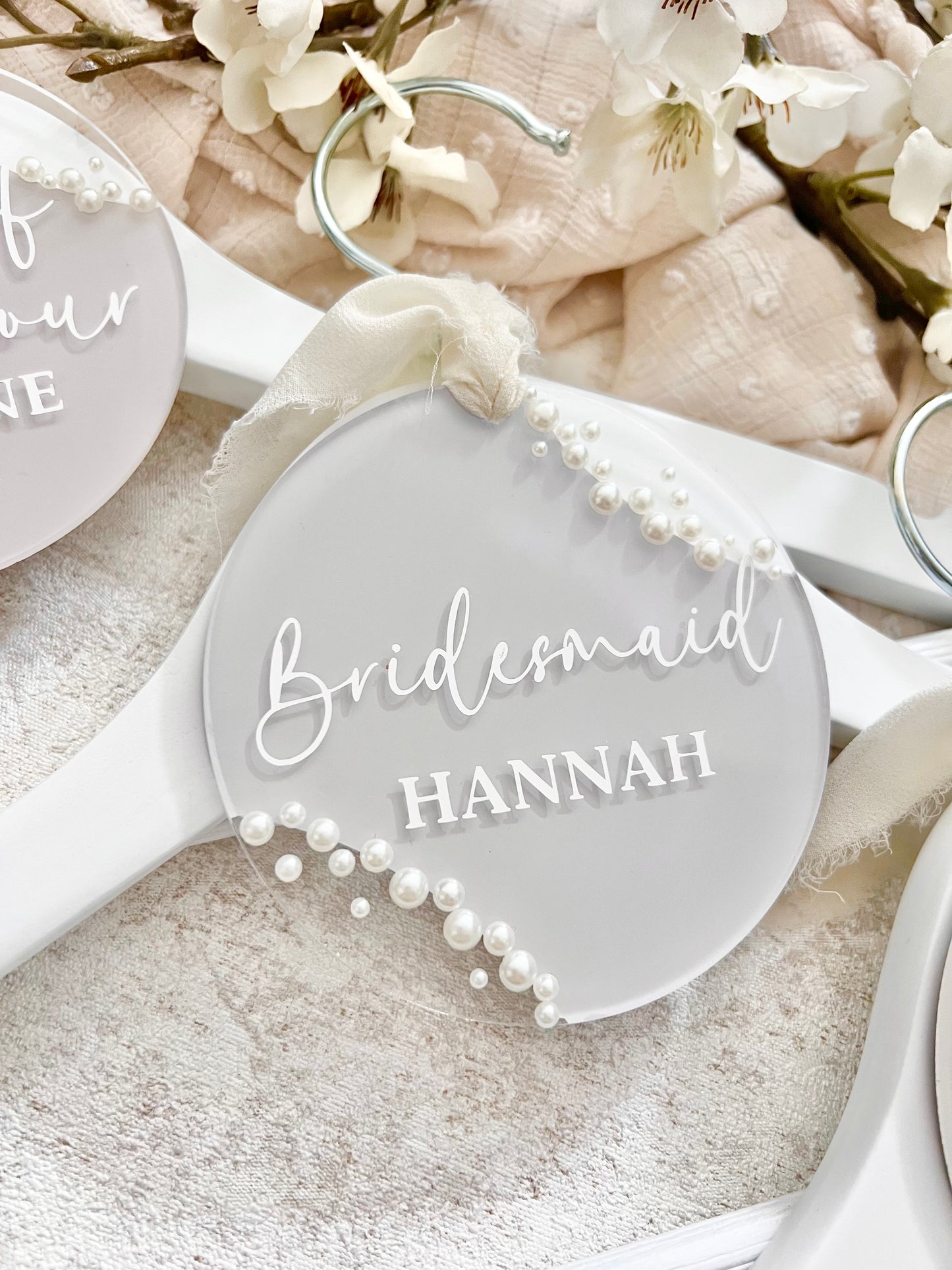 Painted Pearl Hanger Tag
