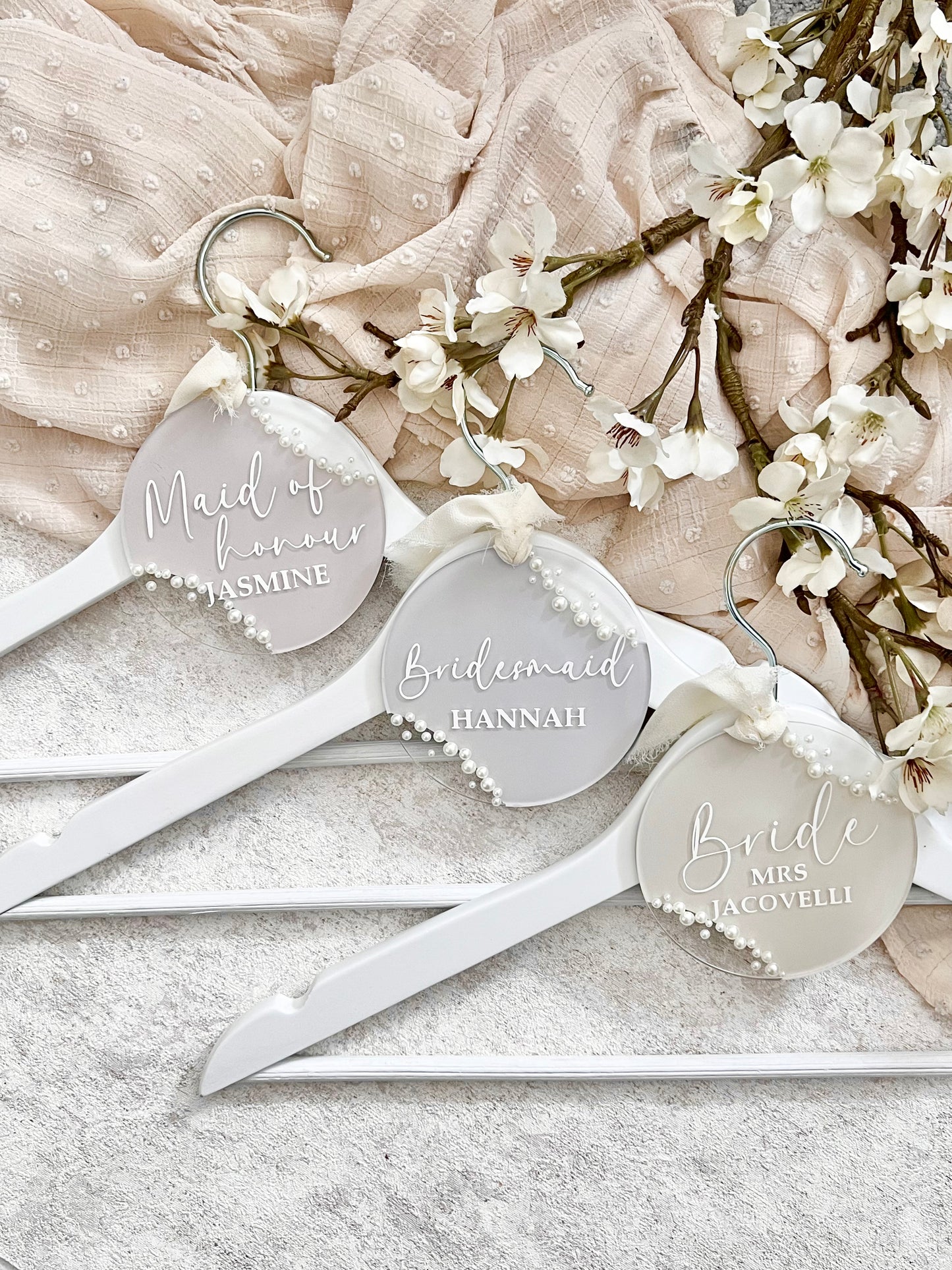 Painted Pearl Hanger Tag