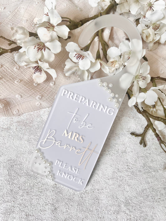 Bridal Door Hanger
