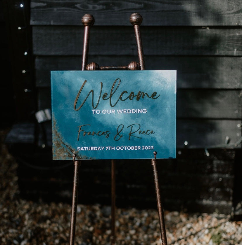 Painted Welcome Sign