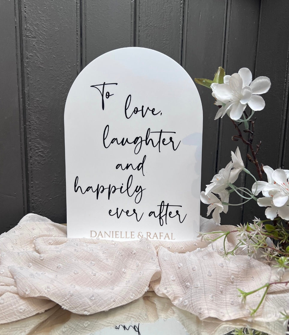 Love & Laughter Arch