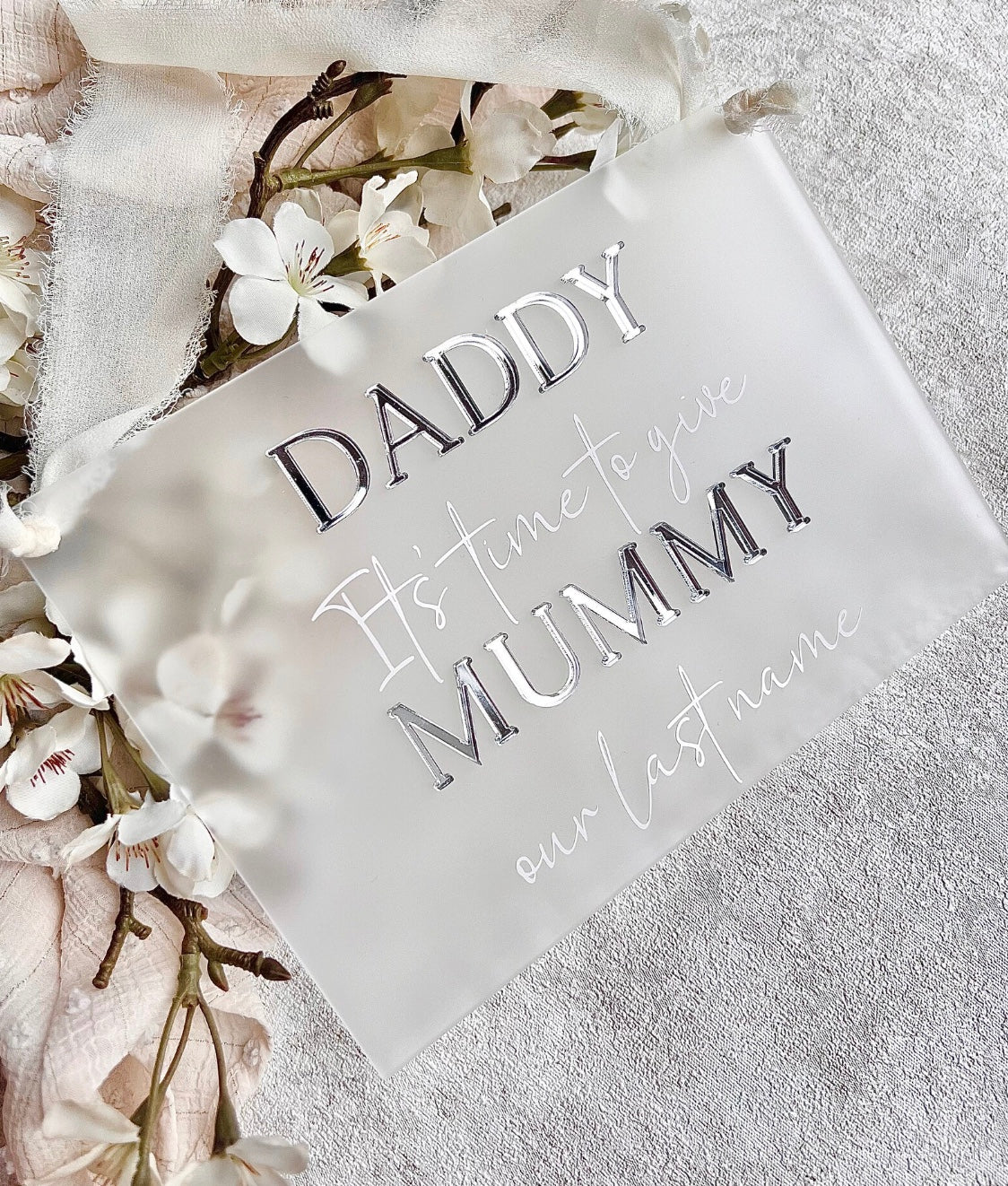 Daddy here comes Mummy