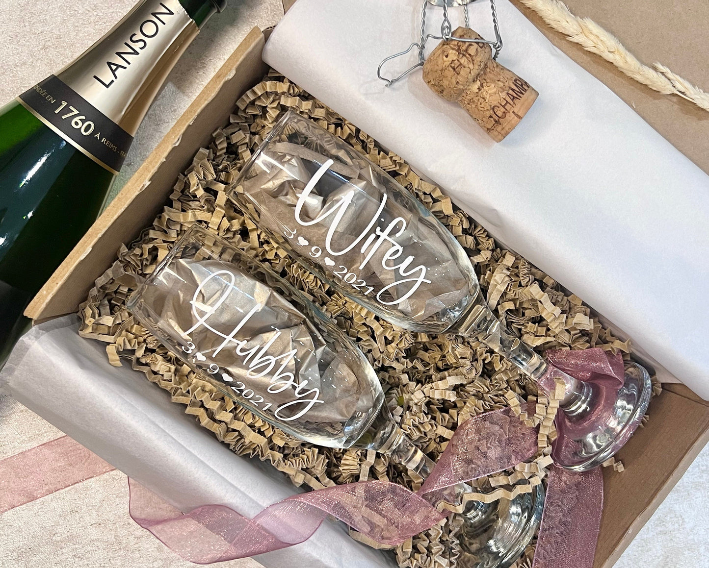 Personalised Flutes Gift Set