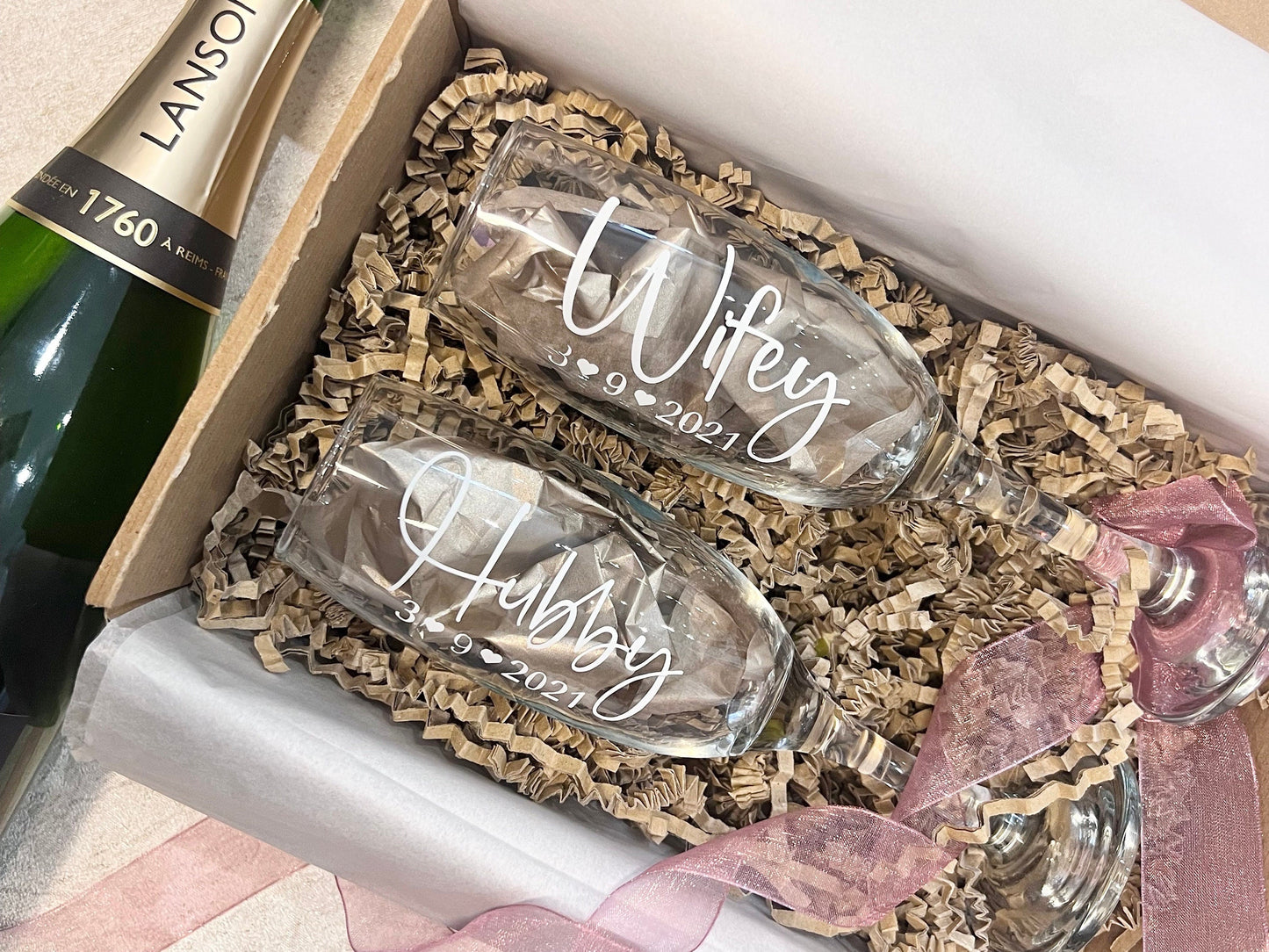 Personalised Flutes Gift Set