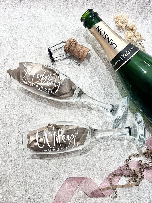 Personalised Flutes Gift Set