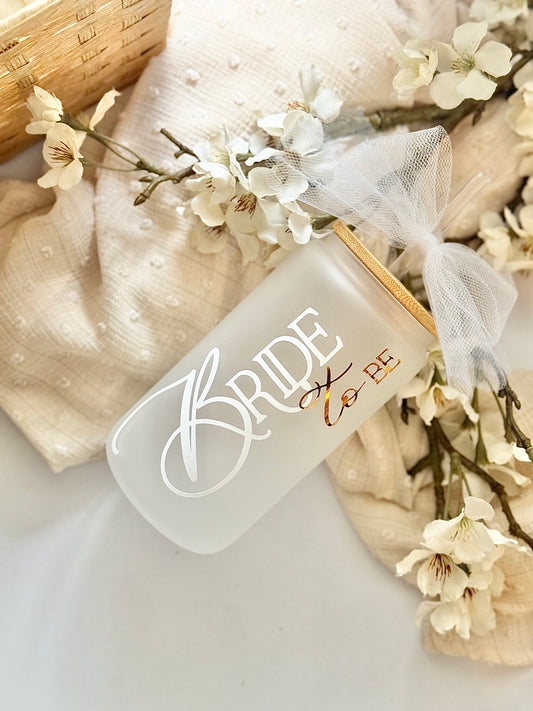 Bride to be - Glass Tumbler