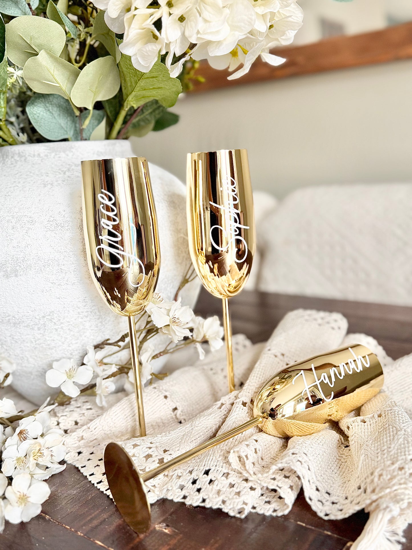 Stainless Steel Personalised Flutes
