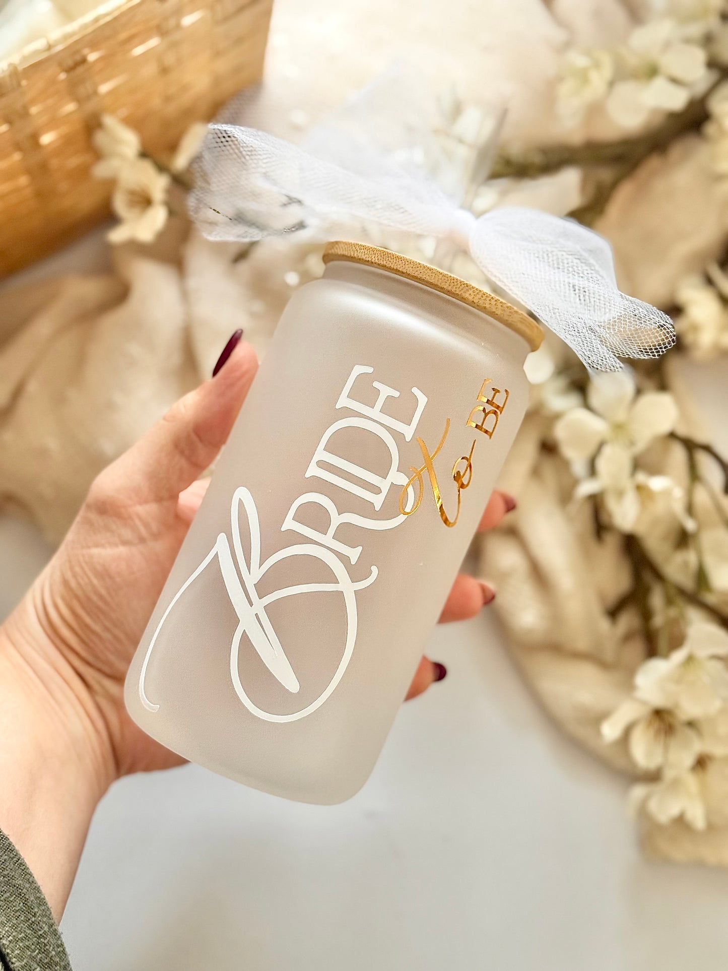 Bride to be - Glass Tumbler