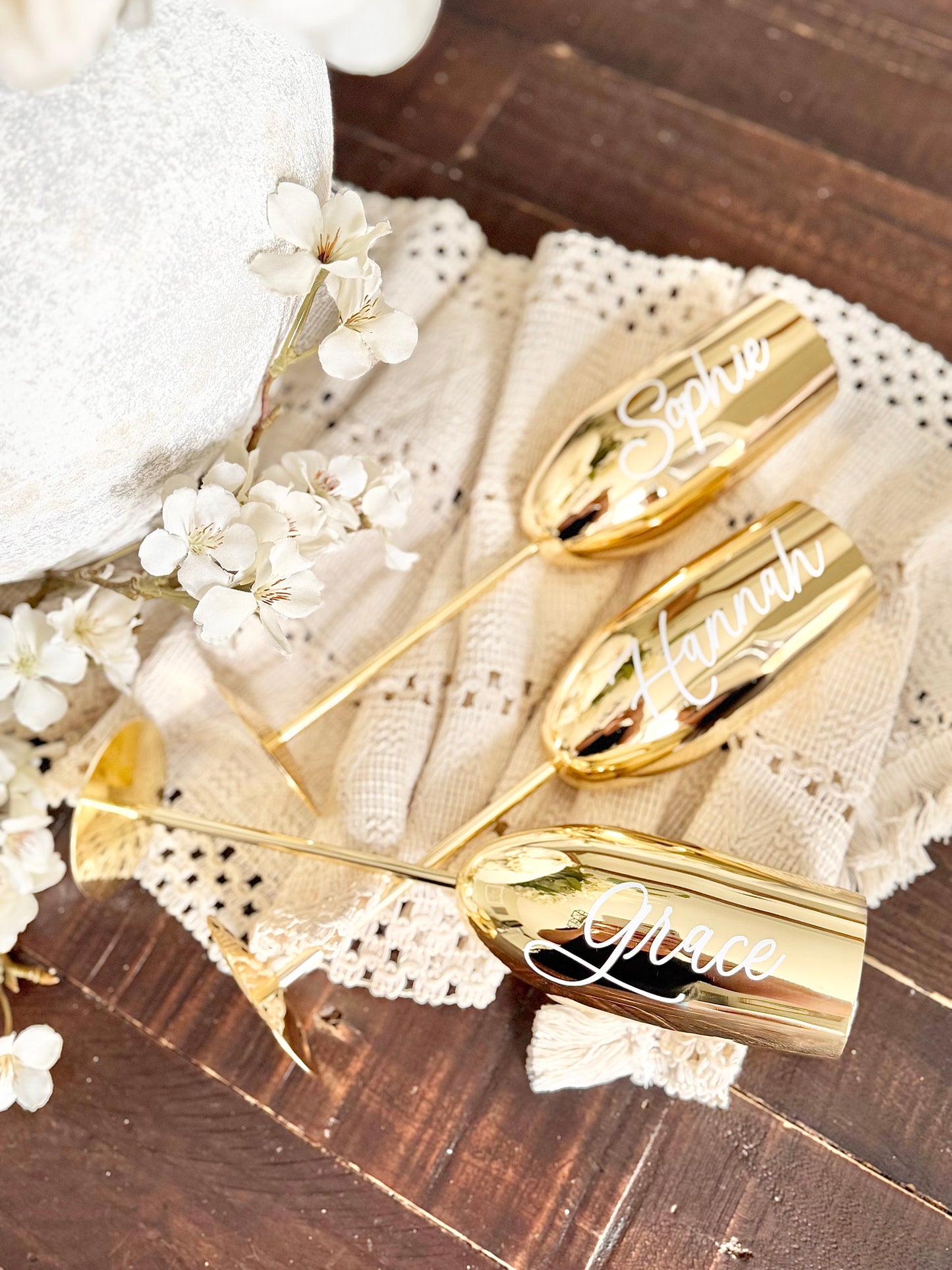 Stainless Steel Personalised Flutes