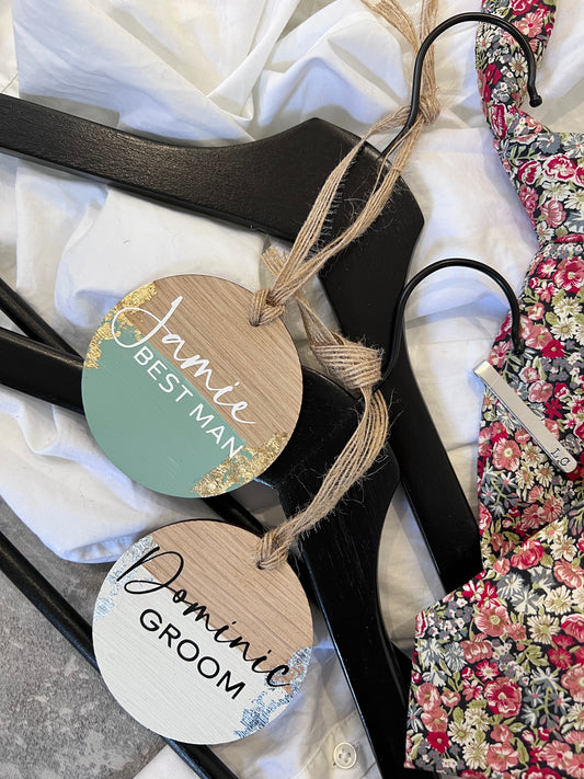 Groomsmen Hanger Tags