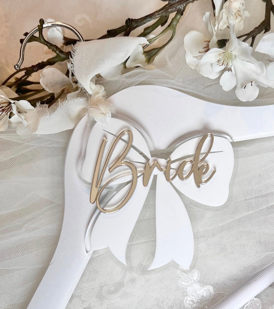 White Bride Bow