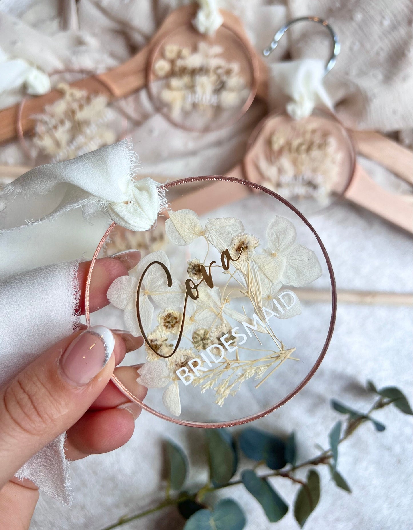 Pressed Flower Hanger Tags