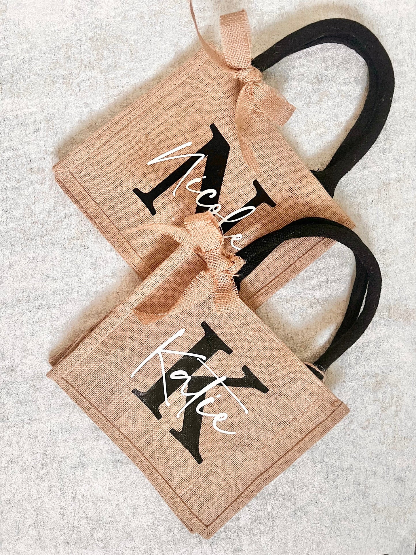 Initial Jute Bag