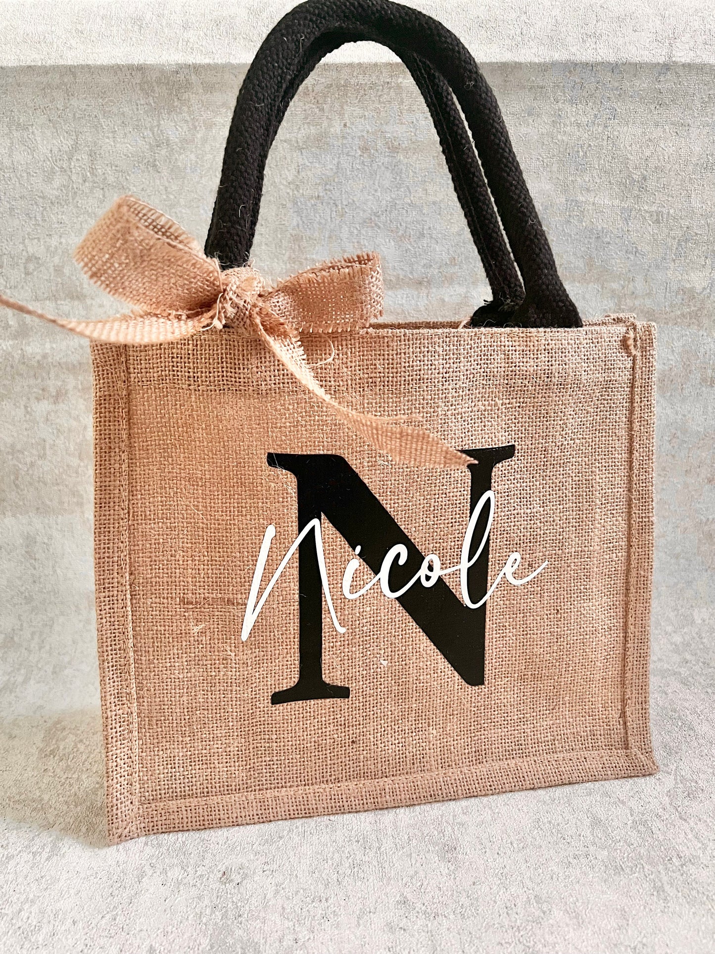 Initial Jute Bag